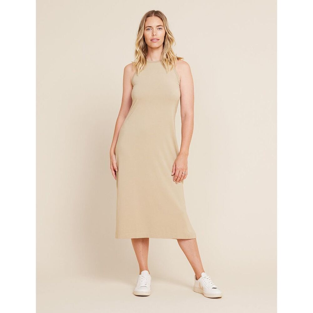 Boody Racerback Dress In Midweight Bamboo Cotton Jersey Fabric